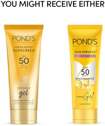 POND's SPF 50 Sunscreen Serum with Niacinamide-C: Fade Dark Spots & Protect