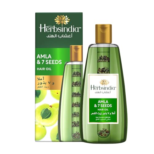 Herbsindia Amla & 7 Herbal Seeds Hair Oil - 280ml for Strength & Thickness