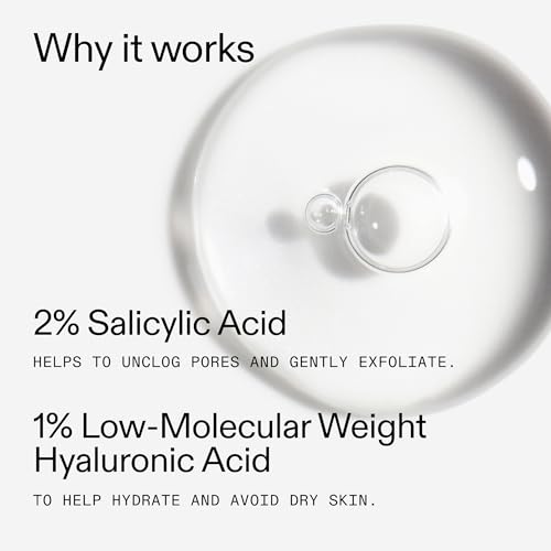 The INKEY List Beta Hydroxy Acid (BHA) Serum - Face Exfoliant for Pores & Blackheads, 1.01 fl oz