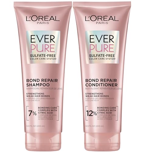 L'Oreal Paris EverPure Bonding Shampoo & Conditioner Kit for Color-Treated Hair - 6.8 oz Set
