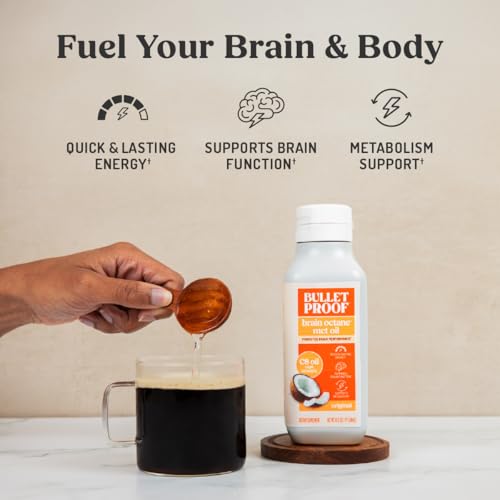 Bulletproof Brain Octane MCT Oil - 16 oz (Pack of 2)