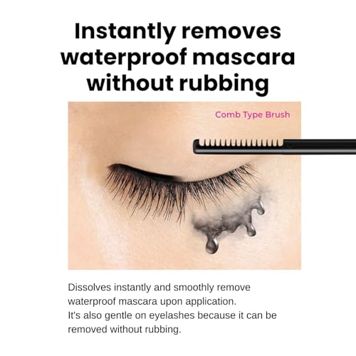 KISSME E MAKE Mascara Duo Set - Long & Curl Up Waterproof Mascara + Gentle Eye Makeup Remover