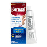 Kerasal Nighttime Intensive Foot Repair – Skin Healing Ointment for Cracked Heels & Dry Feet (1 oz)