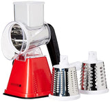 Royalford Rotary Grater & Vegetable Slicer with 3 Stainless Steel Blades - RF10312
