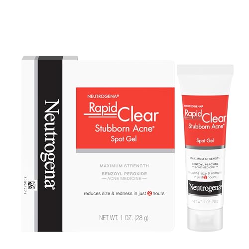 Neutrogena Rapid Clear Stubborn Acne Spot Treatment Gel - 10% Benzoyl Peroxide, 1 oz