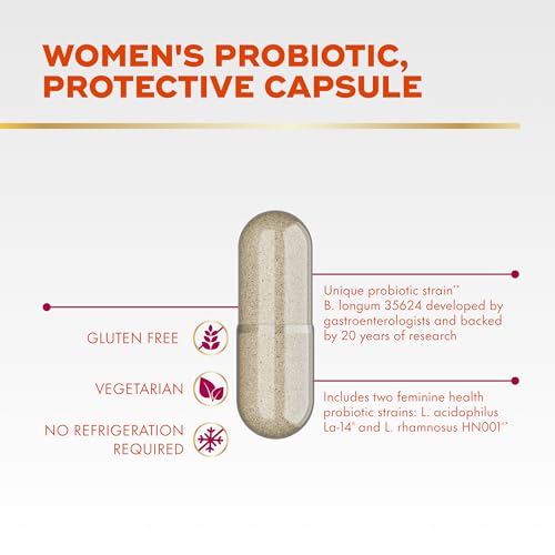 Align Probiotic Women's Dual Action - Multi-Strain Probiotic with Chaste Tree