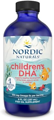 Nordic Naturals, Children's DHA™, Ages 1+, Strawberry, 8 fl oz (237 ml)