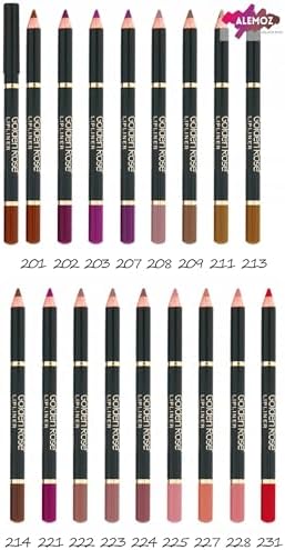 Golden Rose Lip Liner Pencil 223 - Precise Application, Long-lasting Color