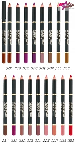 Golden Rose Lip Liner Pencil 223 - Precise Application, Long-lasting Color