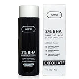 HAFSI 2% BHA Salicylic Acid Exfoliant Serum - Fights Blackheads & Enlarged Pores for Oily & Combination Skin - 118ml / 4 fl oz