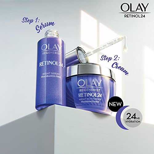 Olay Regenerist Retinol 24 Night Serum 30ml | Overnight Skin Renewal