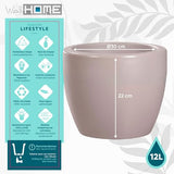 WELL HOME Ordesa Cement Flower Pot - 40cm Diameter