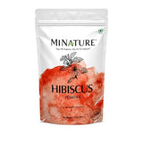 USDA Certified Organic Hibiscus Powder - 100% Pure & Natural for Hair, Skin & Health - 8 Oz (227g) - Resealable Ziplock Pouch