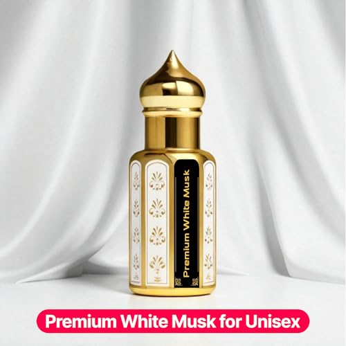 Laily White Musk Perfume Oil - Concentrated Unisex Tahara Attar (12ml)