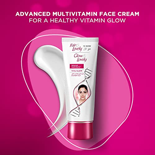 Glow & Lovely Advanced Multi Vitamin Glow Face Cream, 50g - Brightening and Hydrating
