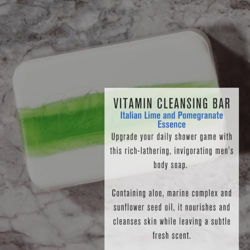 Baxter Of California Vitamin Cleansing Bar for Men - Italian Lime & Pomegranate Essence 7oz