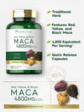 Carlyle Maca Root, 4800mg | Non-GMO, Gluten Free, 180 Capsules