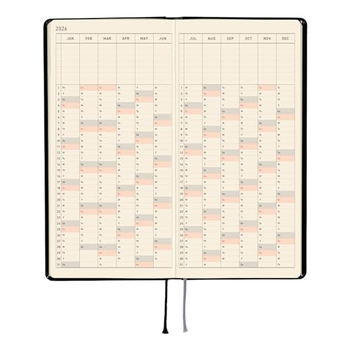 Hobonichi Techo 2026 Weekly Planner - Yumi Kitagishi White Cat Design