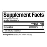 Arthur Andrew Medical Serretia Serrapeptase 500mg Capsules - 90 Count