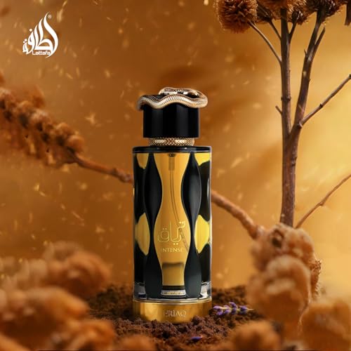 Lattafa Teriaq Intense Eau de Parfum Spray - 3.4 Ounce | Unisex Long-Lasting Fragrance