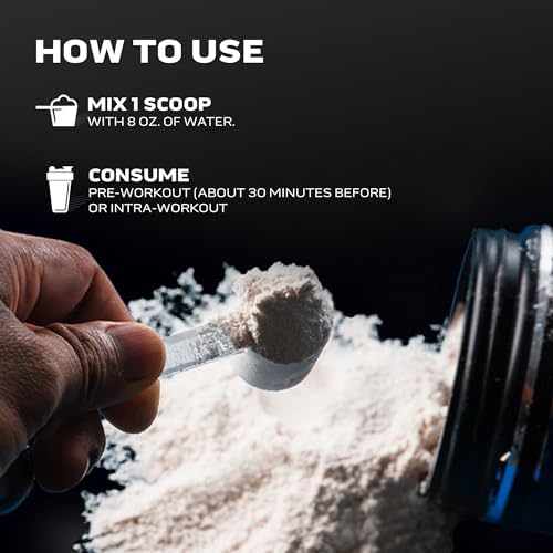 MuscleTech BCAA Amino Acids + Electrolyte Powder | Amino Build | 7g of BCAAs + Electrolytes | Support Muscle Recovery, Build Lean Muscle & Boost Endurance | Tropical Twist (40 Servings)