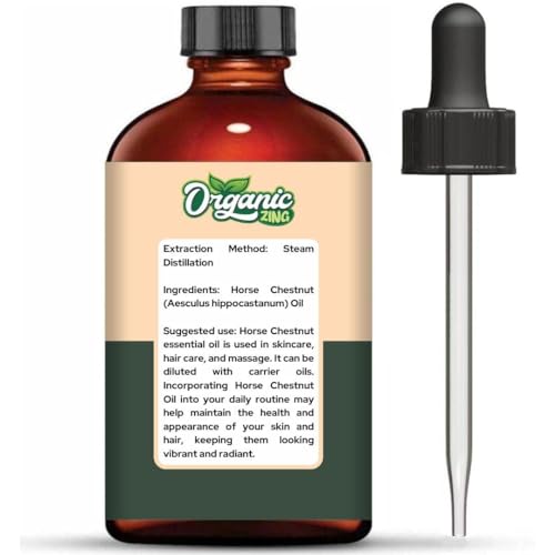 Organic Zing Top Selling Horse Chestnut Oil - 118ml (Natural Support)