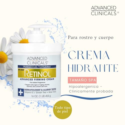 Advanced Clinicals Retinol Firming Body Cream - 454g