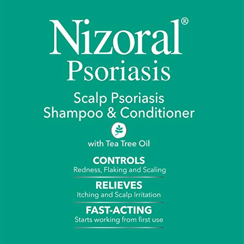 Nizoral Psoriasis Shampoo & Conditioner - Effective Scalp Psoriasis Treatment with Ketoconazole - 11 Ounce