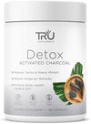 TRU Supplements Detox, Activated Charcoal, Vegan Friendly, Whole Body Natural Detox, Eliminates Bloating, Improve Skin Health, 60 Servings