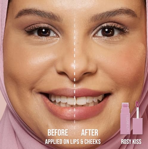 Huda Beauty Lip Blush Creamy Lip & Cheek Stain - Rosy Kiss