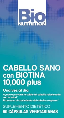 Bio Nutrition Biotin 10000 Plus Healthy Hair Vegetarian Capsules - 60 Count