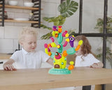 Rainbow Stacking Cactus Toy - 59 Piece Montessori Learning Game for Toddlers (Ages 3+) 