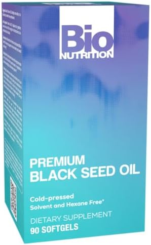 Bio Nutrition Black Seed Oil Softgels - 90 Count - Immune & Digestive Support