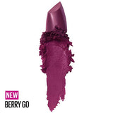 Maybelline Color Sensational Lipstick - Berry Go - Cream Finish - Hydrating Lipstick - 0.15 oz