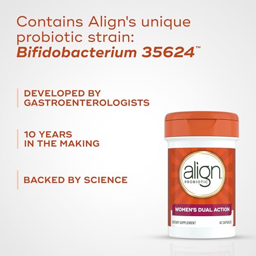 Align Probiotic Women's Dual Action - Multi-Strain Probiotic with Chaste Tree