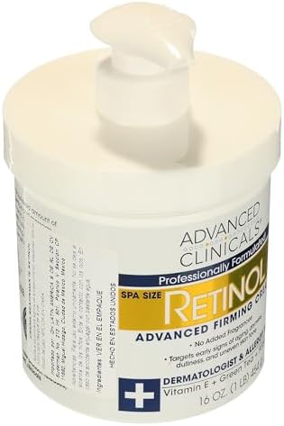 Advanced Clinicals Retinol Firming Body Cream - 454g
