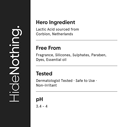 Minimalist 10% AHA BHA Exfoliating Serum for Beginners - Lactic Acid, Glycolic Acid & Salicylic Acid