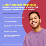 Doctor's Recipes Magnesium Glycinate 500mg for Men & Women - 90 Capsules