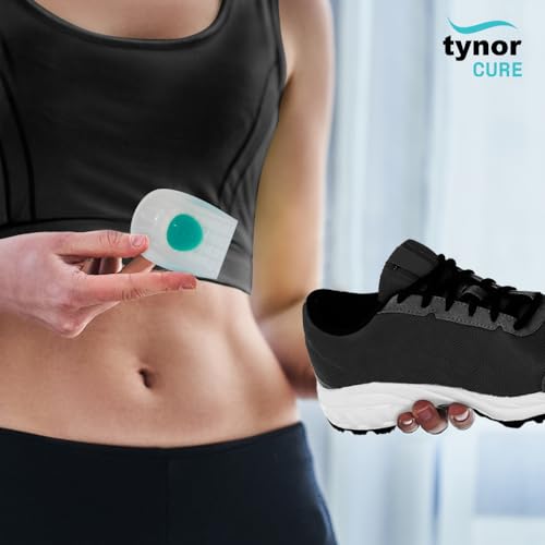 Tynor Heel Cushion Silicone - White, Large (Pair)