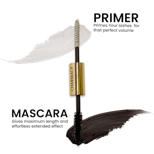 Charmacy Milano True or False Mascara - Vegan Volumizing & Lengthening Black Mascara