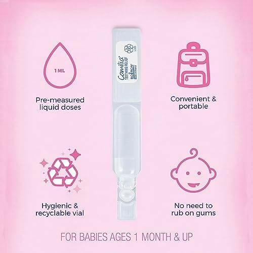 Boiron, Camilia®, Teething Relief, 1 Month+, 30 Doses, 0.034 fl oz (1 ml) Each