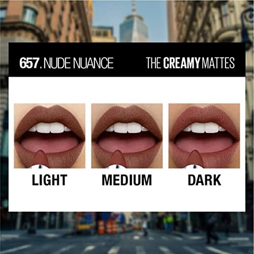 Maybelline Color Sensational Lipstick - Nude Nuance - Matte Finish Hydrating Lipstick