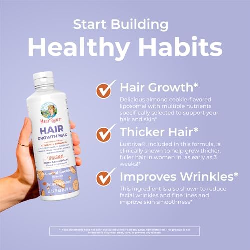MaryRuth Organics Women's Hair Growth MAX Liposomal Supplement