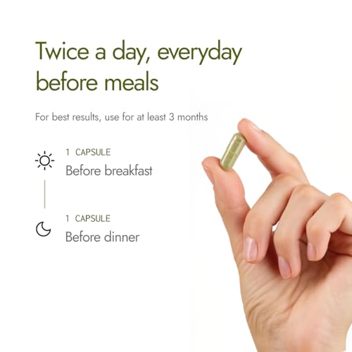 Kapiva 100% Natural Dia Free Capsules - Sugar Level Management (60 Count)