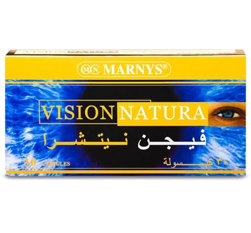 Marnys Vision Natural - Eye Health Supplement with Lutein and Zeaxanthin - 30 Capsules