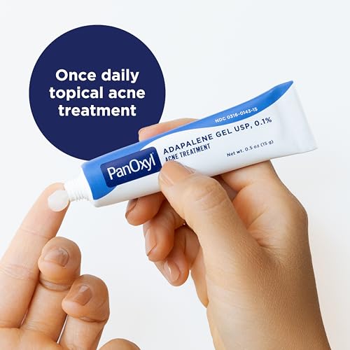 PanOxyl Adapalene 0.1% Leave-On Gel - 30 Day Supply Retinoid Acne Treatment