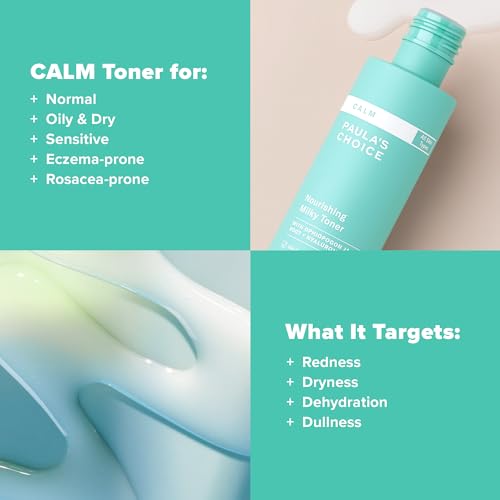 PAULA'S CHOICE Calm Nourishing Milky Toner for Sensitive Skin - 4 Fl Oz