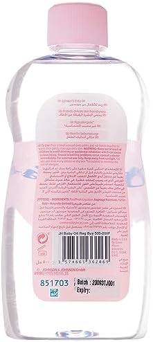 Johnson's Baby Oil 500ml + 200ml Free - Gentle Skin Softener