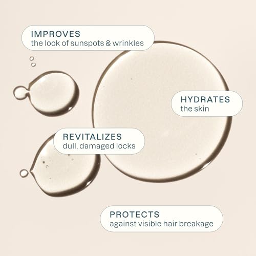 Cliganic 100% Pure Organic Argan Oil with Pump (16 oz) - Bulk for Hair, Face & Skin