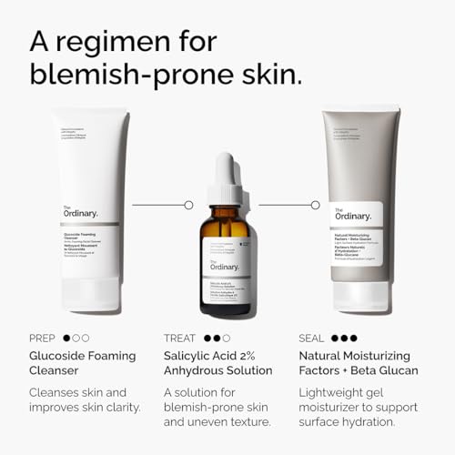 The Ordinary Salicylic Acid 2% Solution - 30ml | Exfoliating Treatment for Acne & Blemishes
